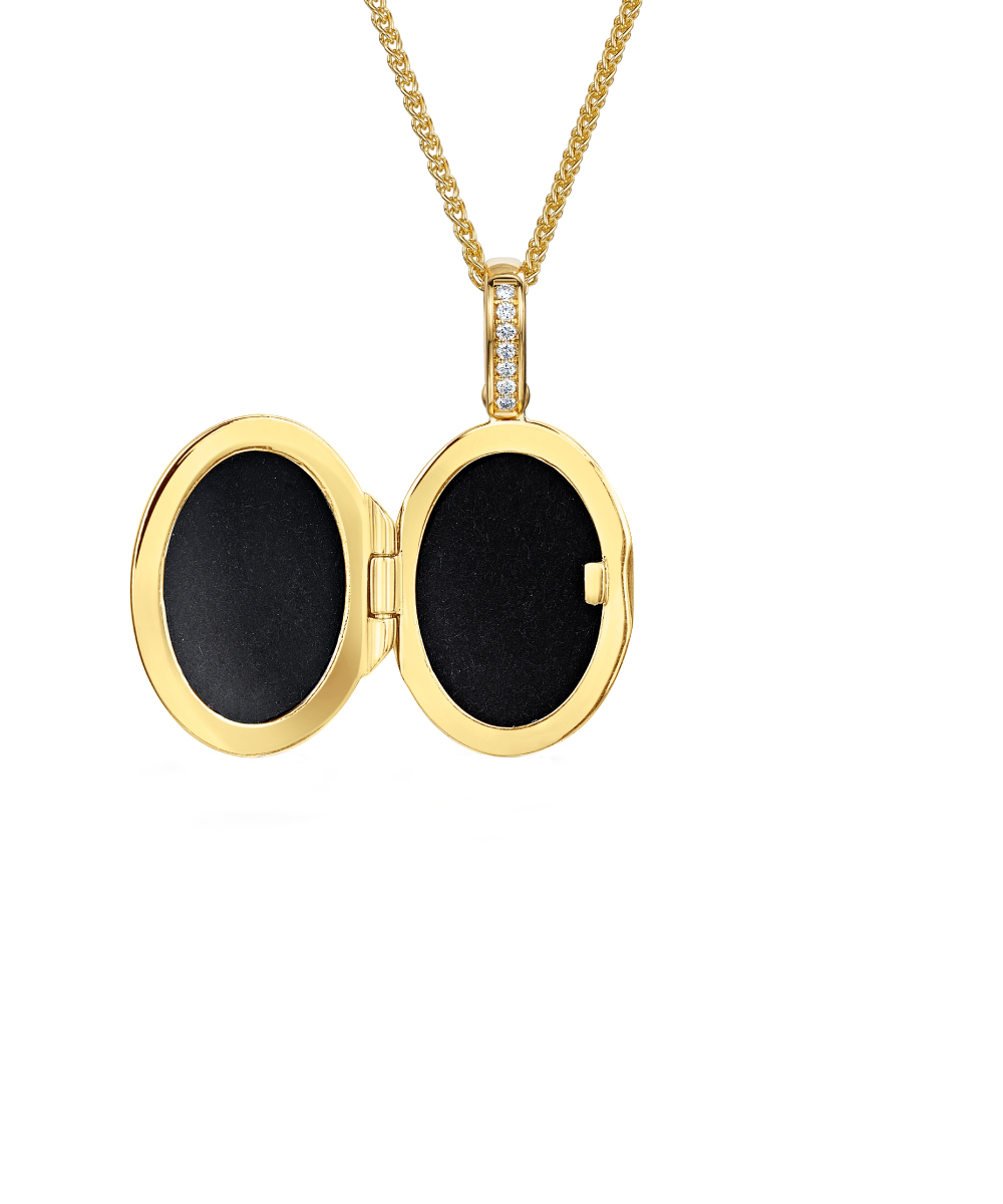 Luxury Open Yellow Gold Locket