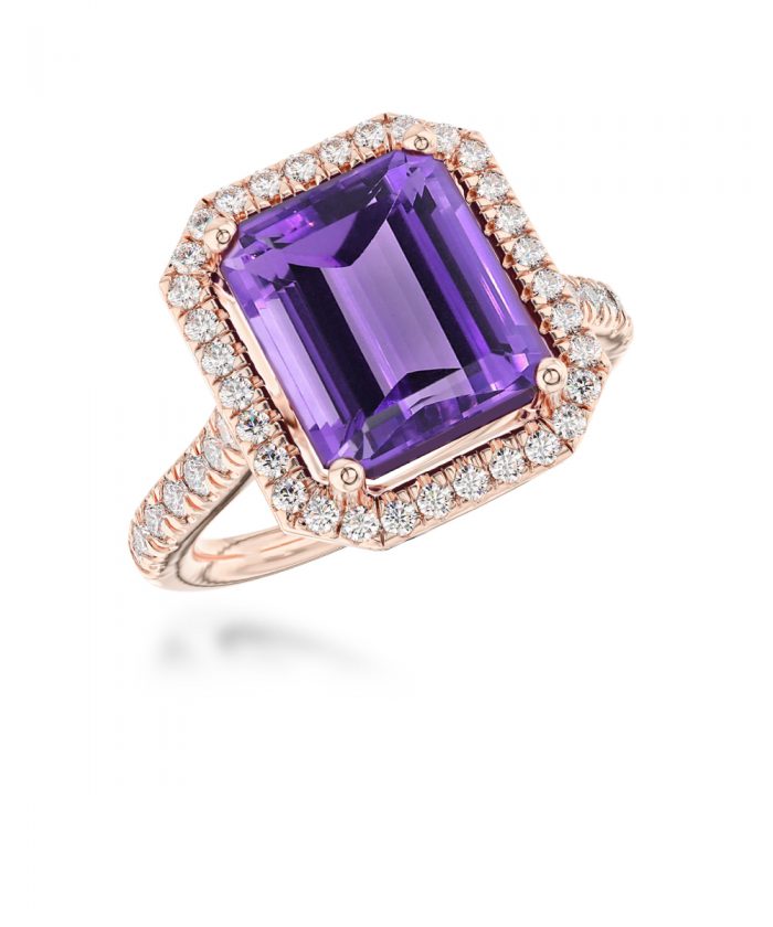 Amethyst Thea Cocktail Ring
