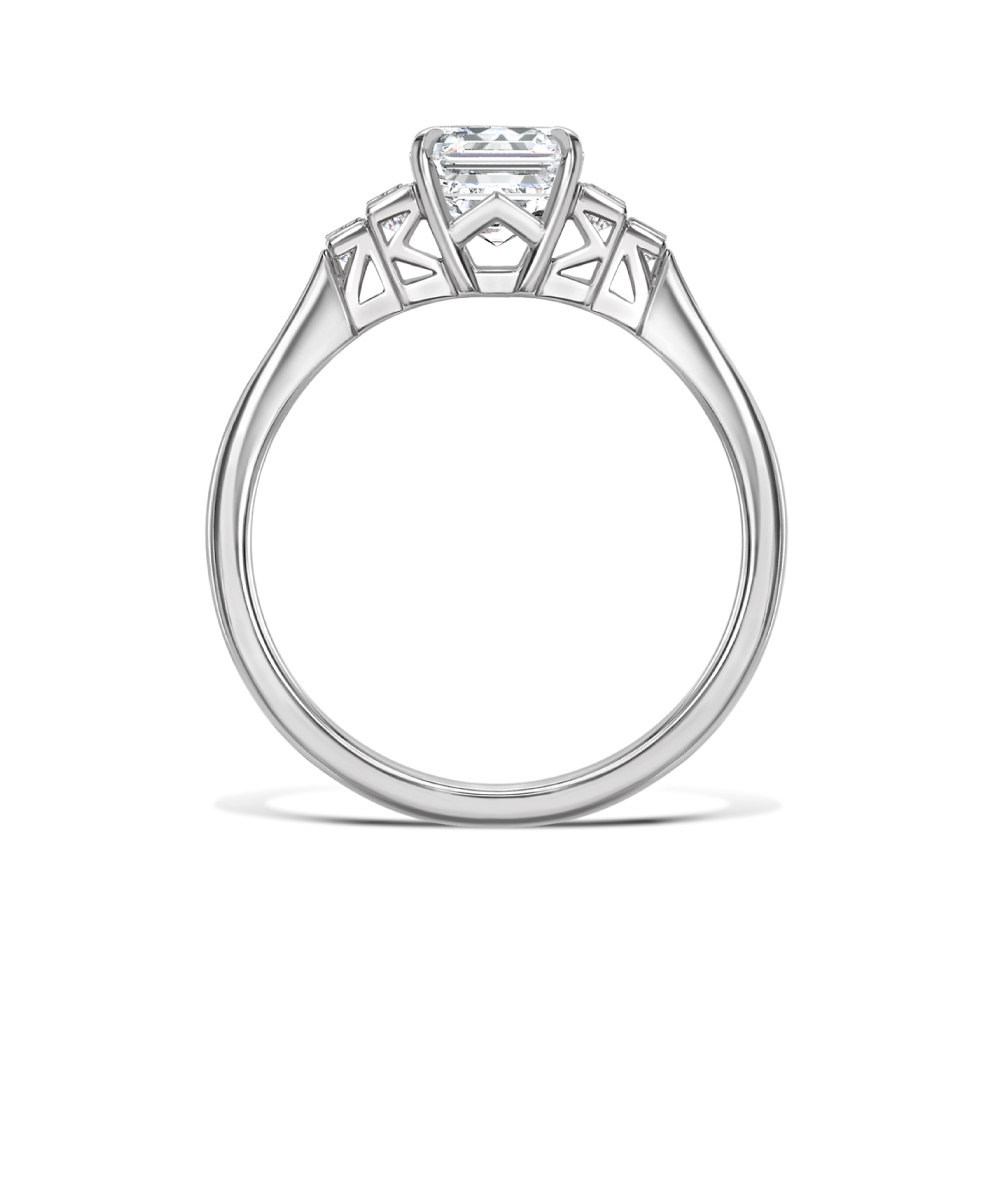 Art Deco Diamond Ava Ring, Phillip Stoner Exclusive