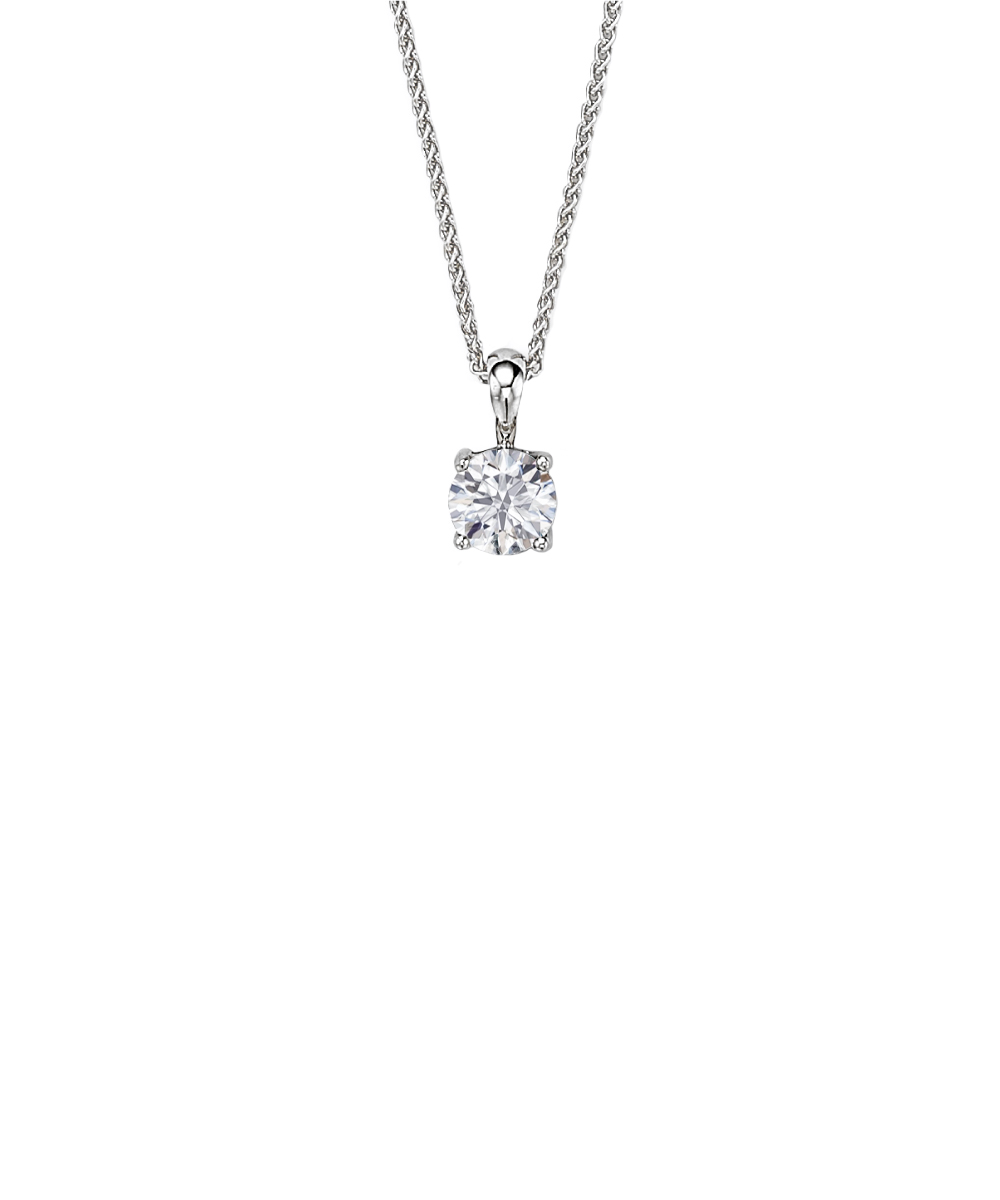 Classic FourClaw Diamond Pendant Phillip Stoner The Jeweller