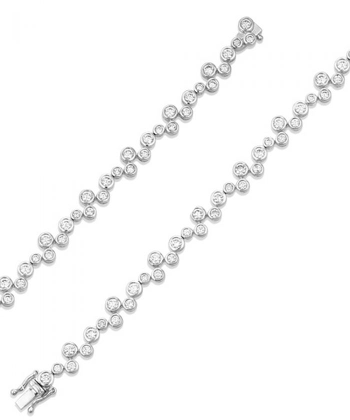 Cascade Diamond Line Bracelet