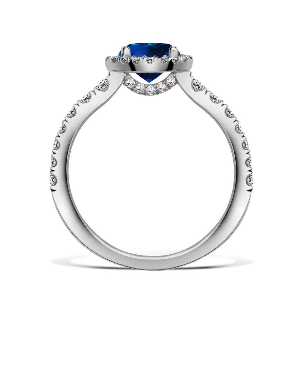 Sapphire & Diamond Thea Engagement Ring