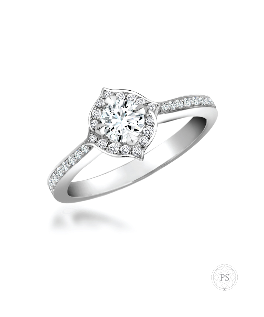 Stephen Webster Diamond Halo Engagement Ring