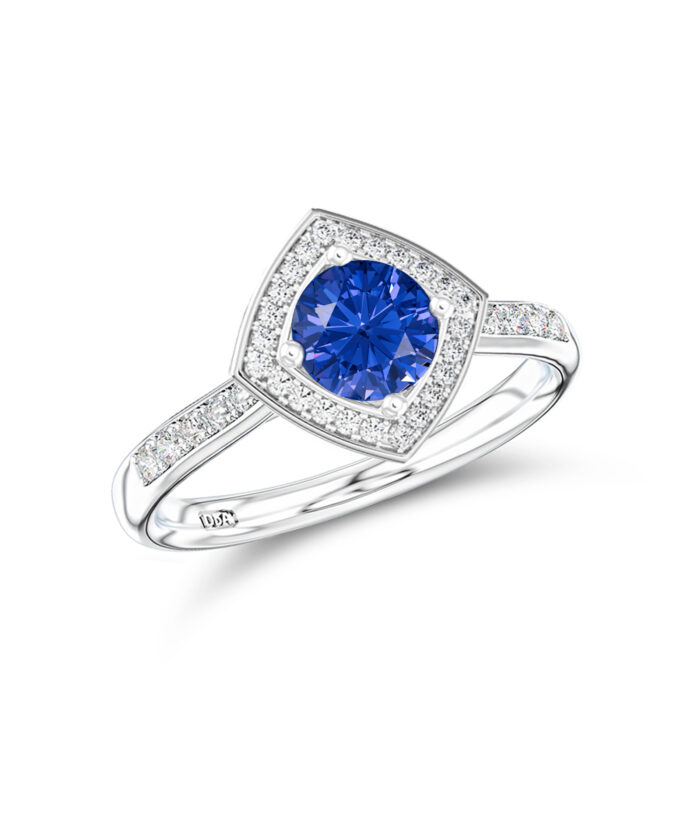 Tanzanite & Diamond Cocktail Ring