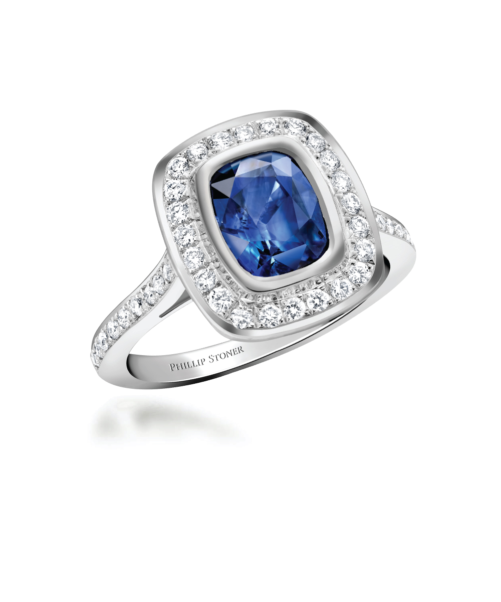 Ungar & Ungar Sapphire & Diamond Legacy Cocktail Ring