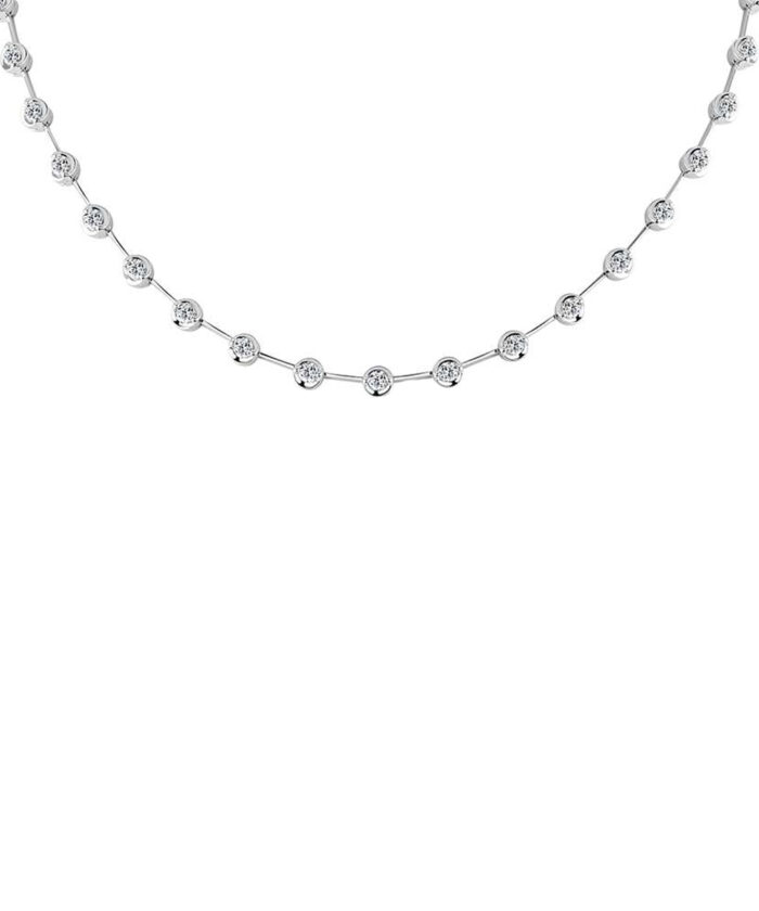 2.00ct Diamond Duet Collar Necklace