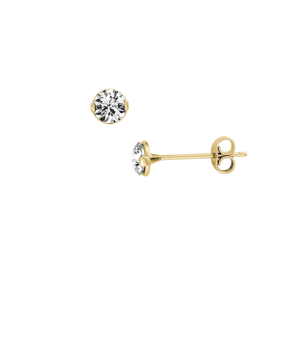 18k Yellow Gold Star Dangle Stud Earrings – Exeter Jewelers