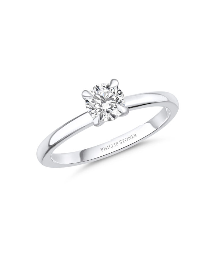 0.50ct Round Brilliant Cut Diamond Nova Engagement Ring - Phillip Stoner The Jeweller