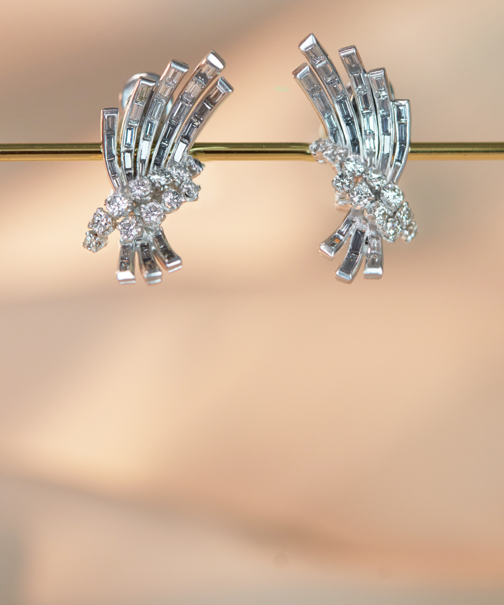 Diamond Cocktail Earrings