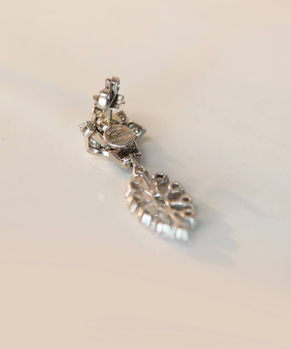 Tiffany & Co Diamond Chandelier Earrings Detail