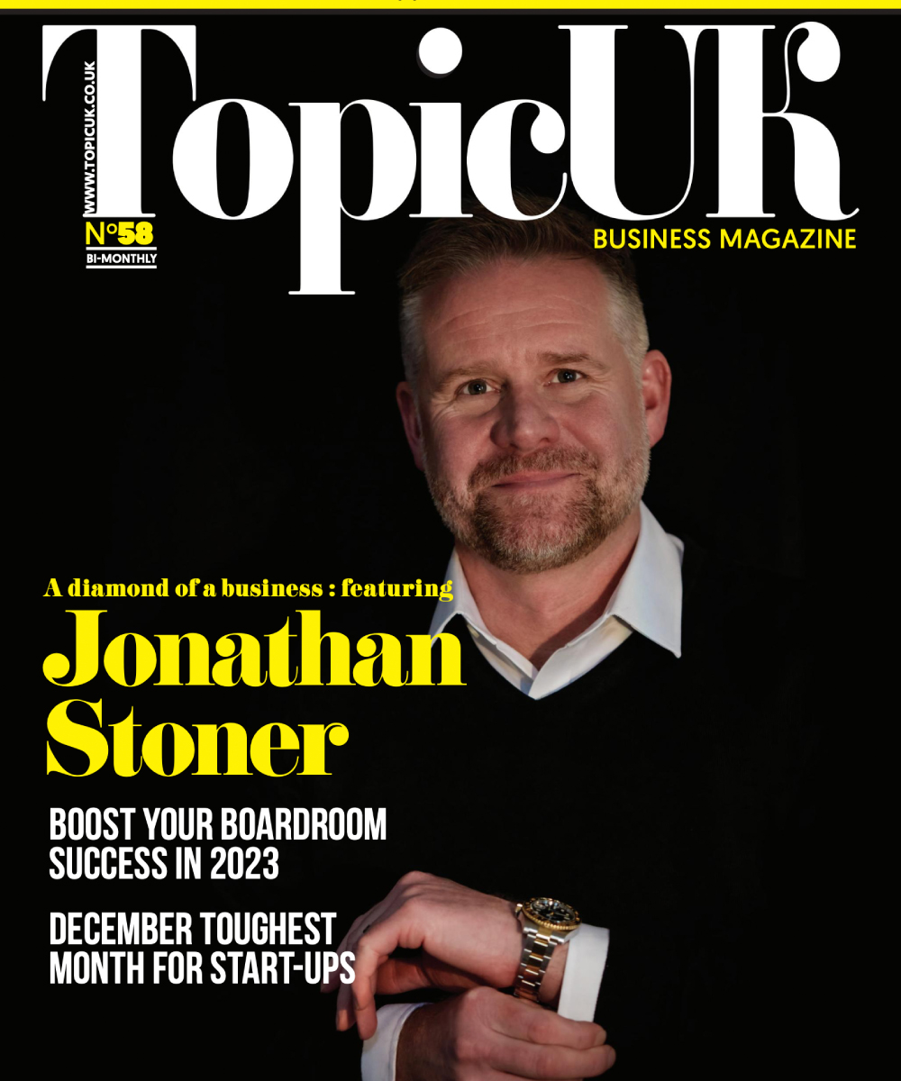 Topic UK Business Magazine Featuring Jonathan Stoner