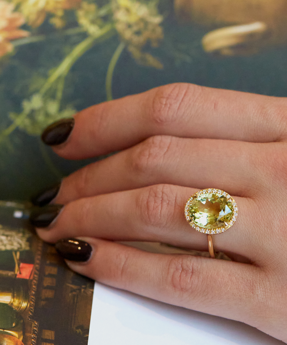 Yellow Beryl Cocktail Ring, Exclusive to Phillip Stoner The Jeweller