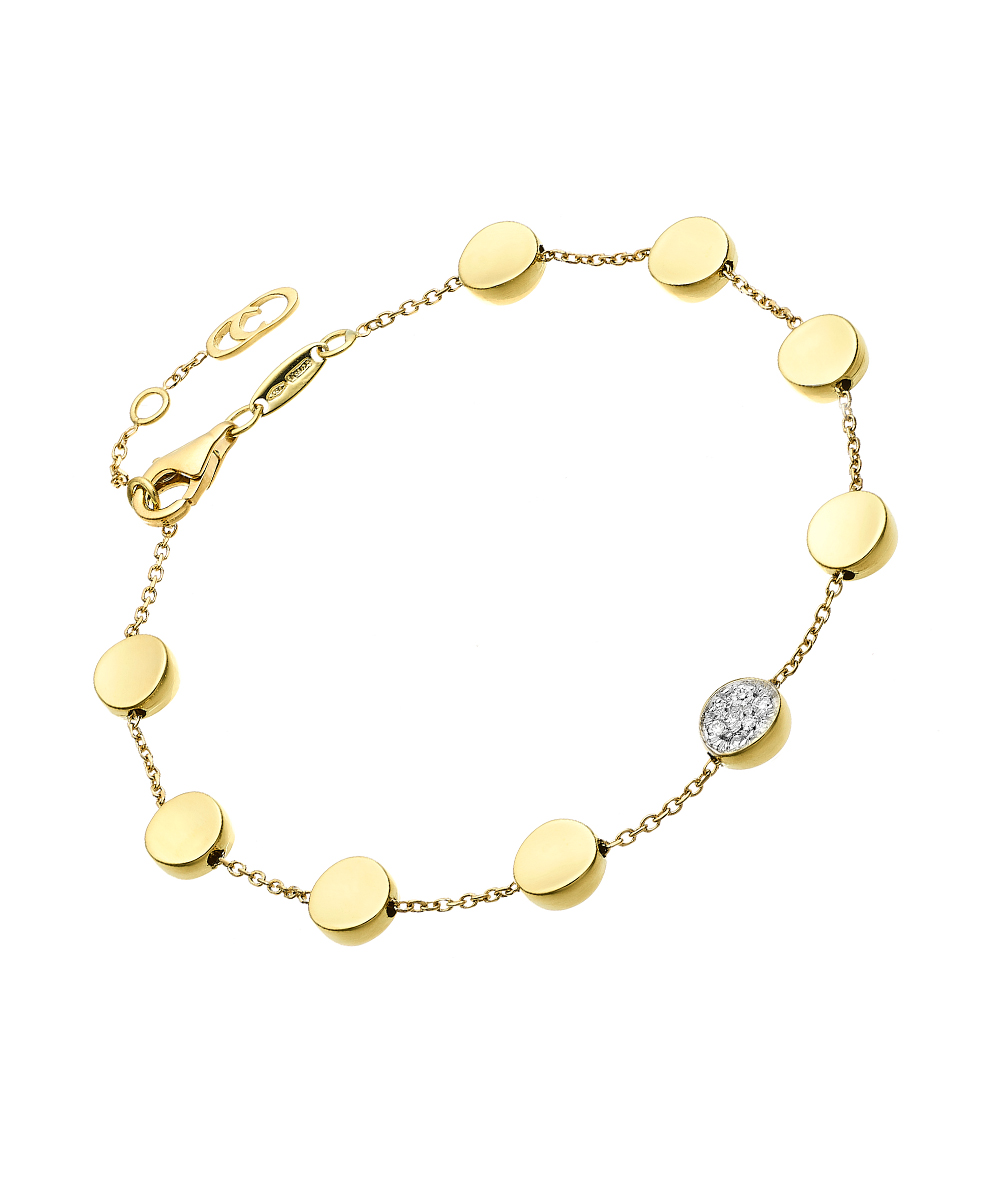 Chimento Yellow Gold Armillas Glow Diamond Bracelet