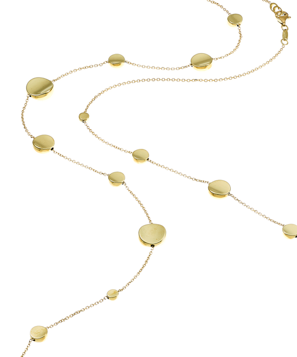 Chimento Yellow Gold Armillas Glow Long Necklace - Detail