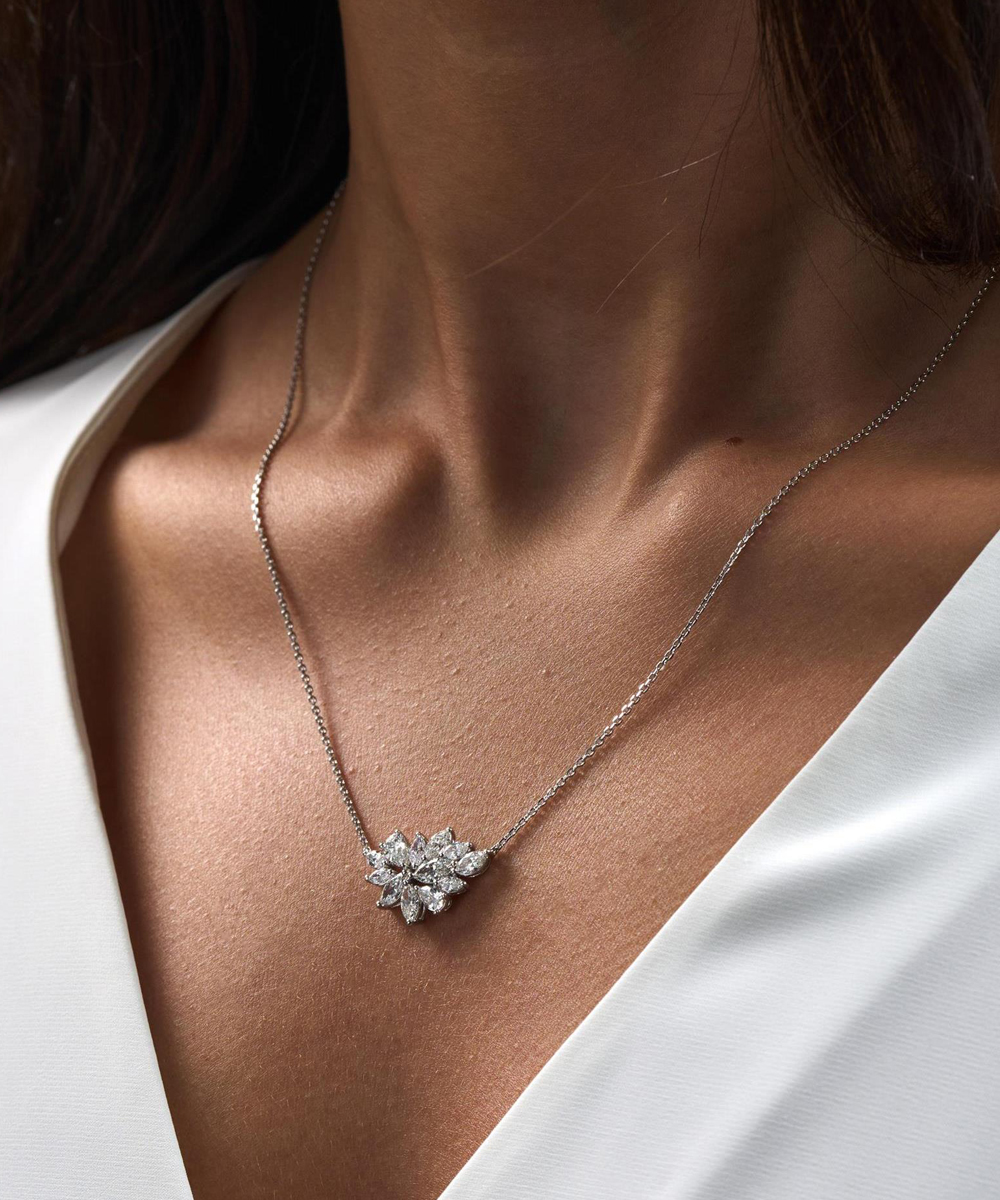 Starburst Diamond Pendant - Model