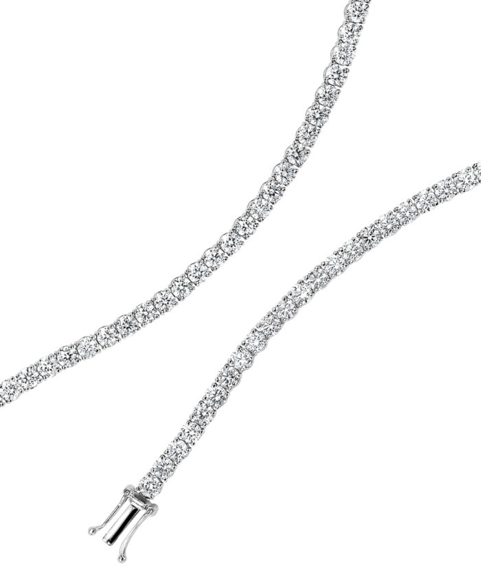 18ct White Gold Classic Diamond Tennis Bracelet