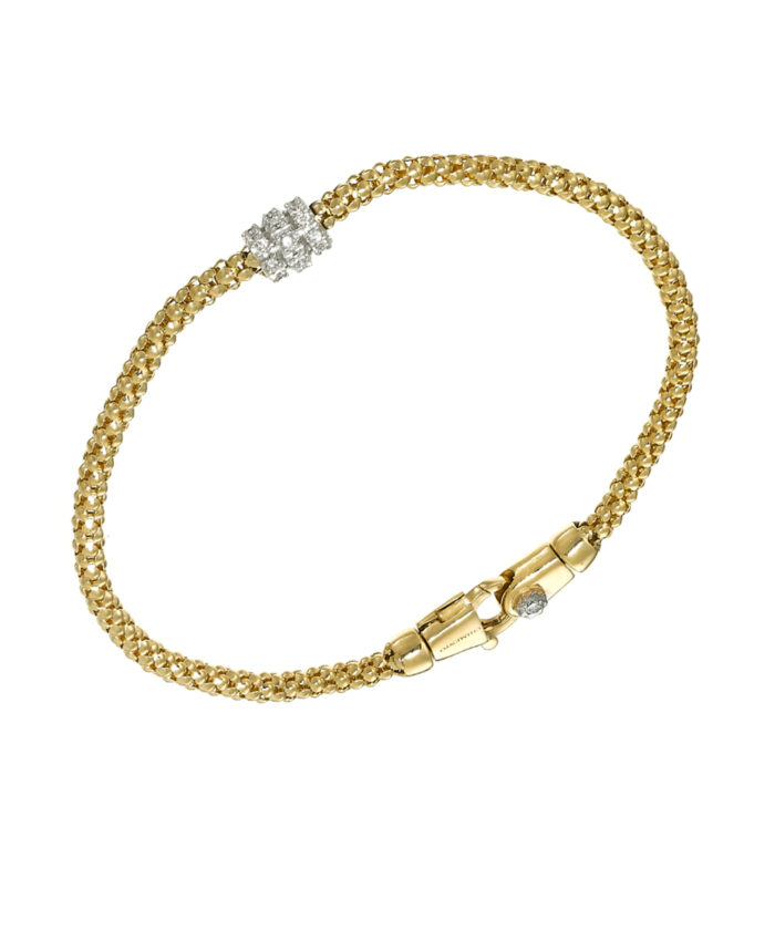 Chimento 18ct Yellow Gold Melagrano Diamond Bracelet