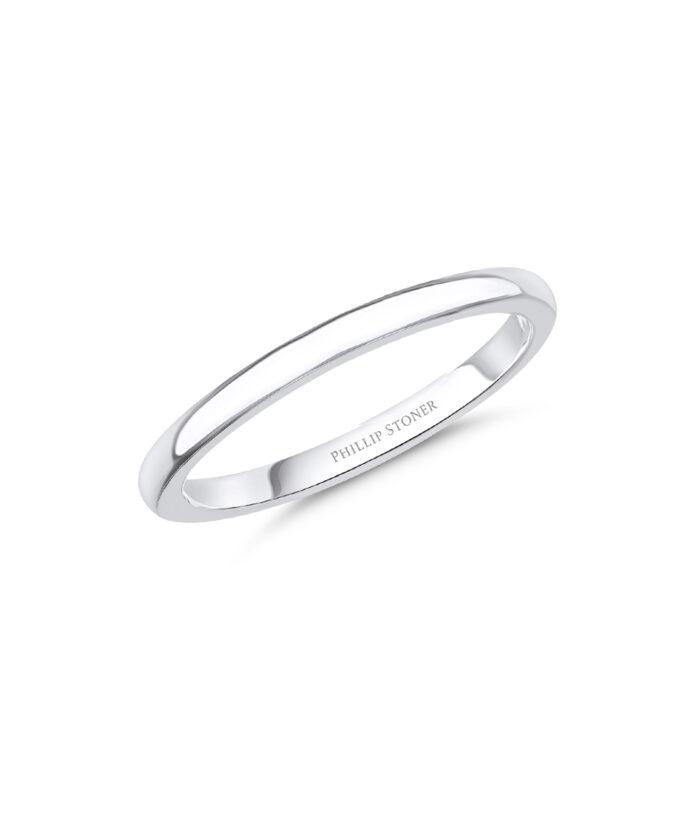 Plain 1.8mm Platinum Nova Wedding Band