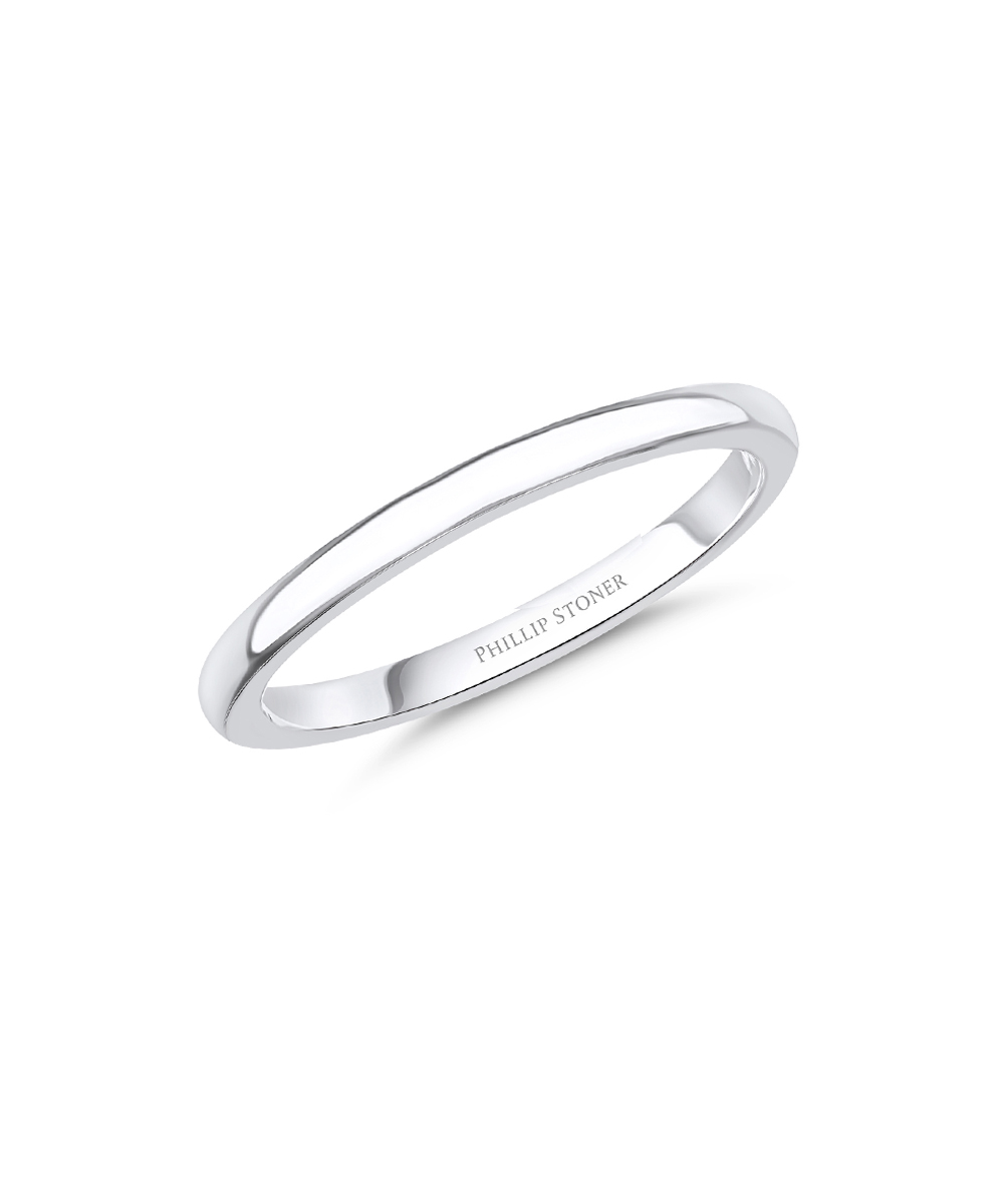 Plain 1.8mm Platinum Nova Wedding Band