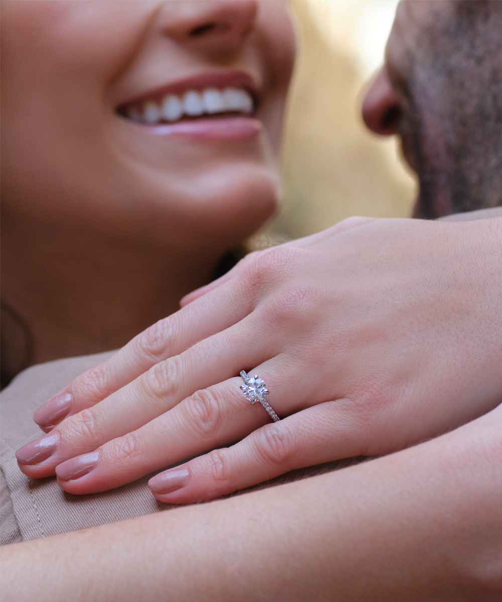 Platinum Soliatire Diamond Nova Engagement Ring - Phillip Stoner The Jeweller