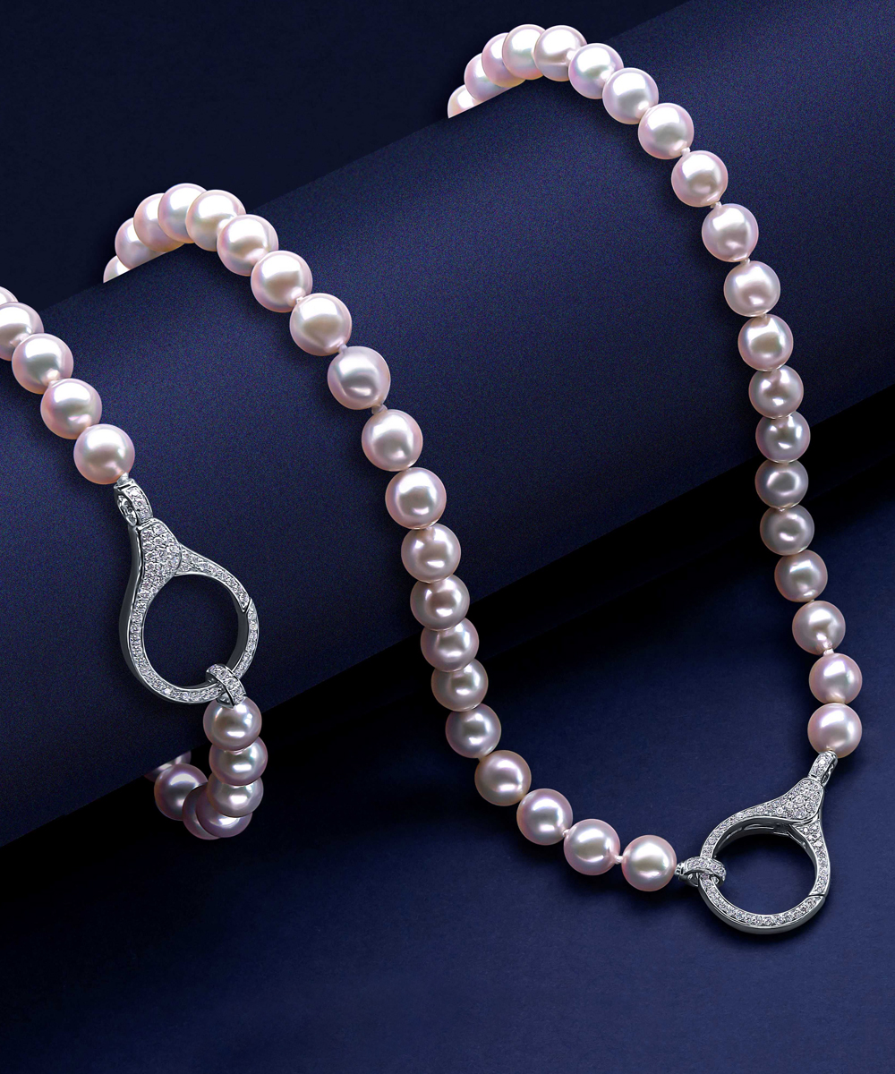 Akoya Pearl & Diamond Karabiner Jewellery Collection