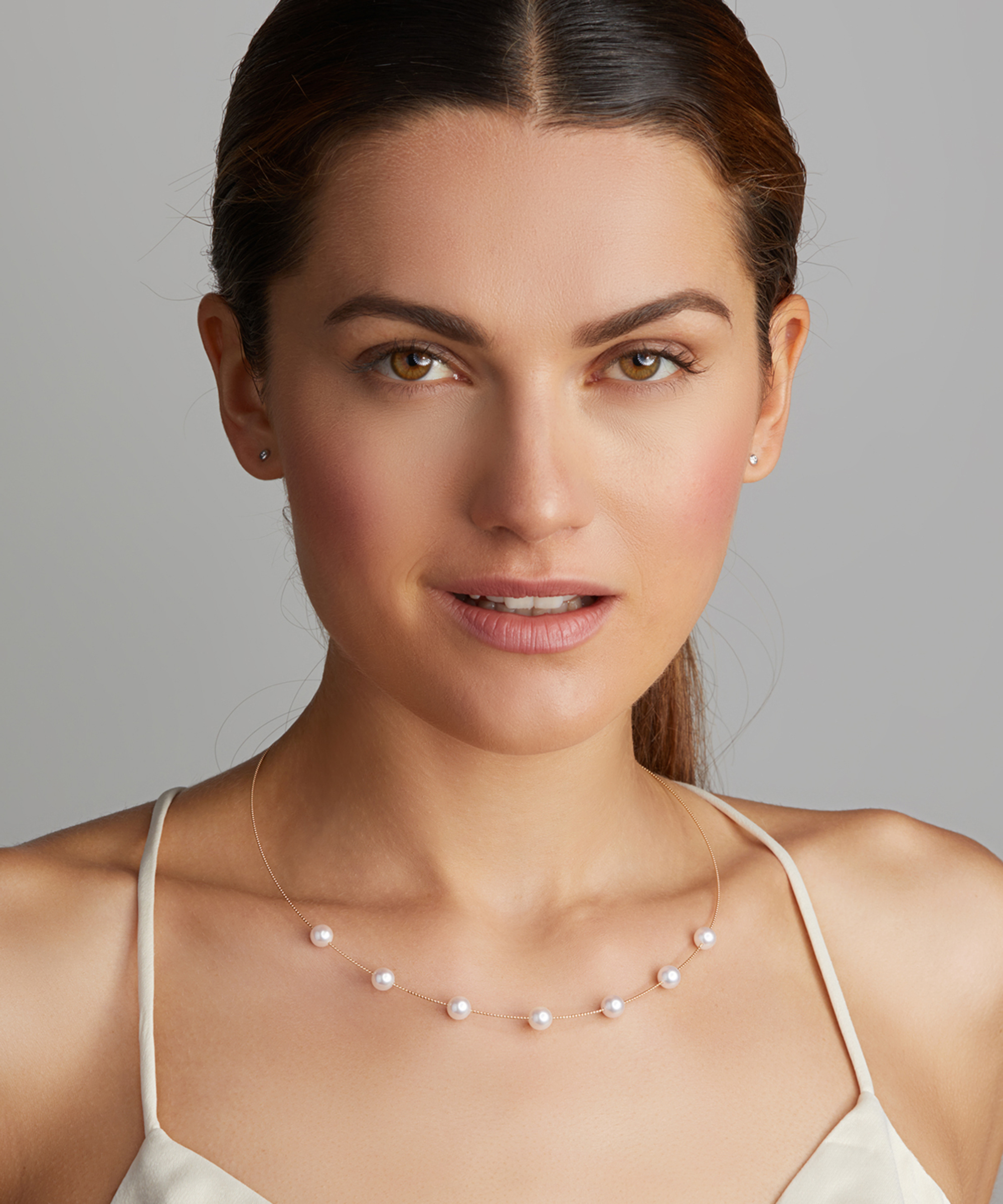 Yana Nesper 18ct Yellow Gold & Akoya Pearl Collar - Modelled