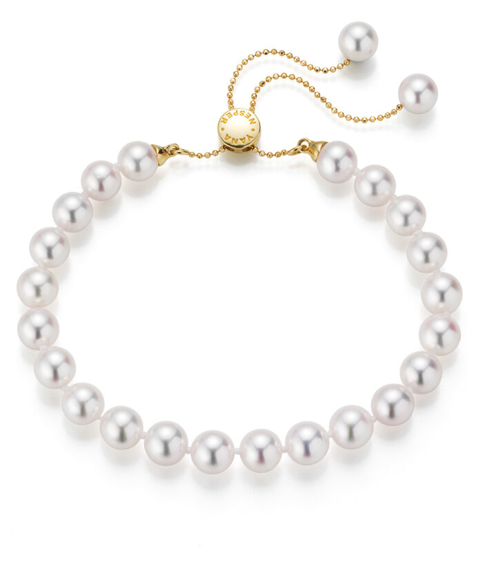 Yana Nesper 18ct Yellow Gold Akoya Pearl Transformer Bracelet