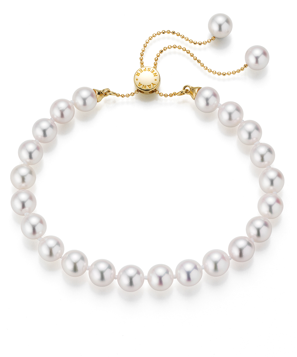 Yana Nesper 18ct Yellow Gold Akoya Pearl Transformer Bracelet