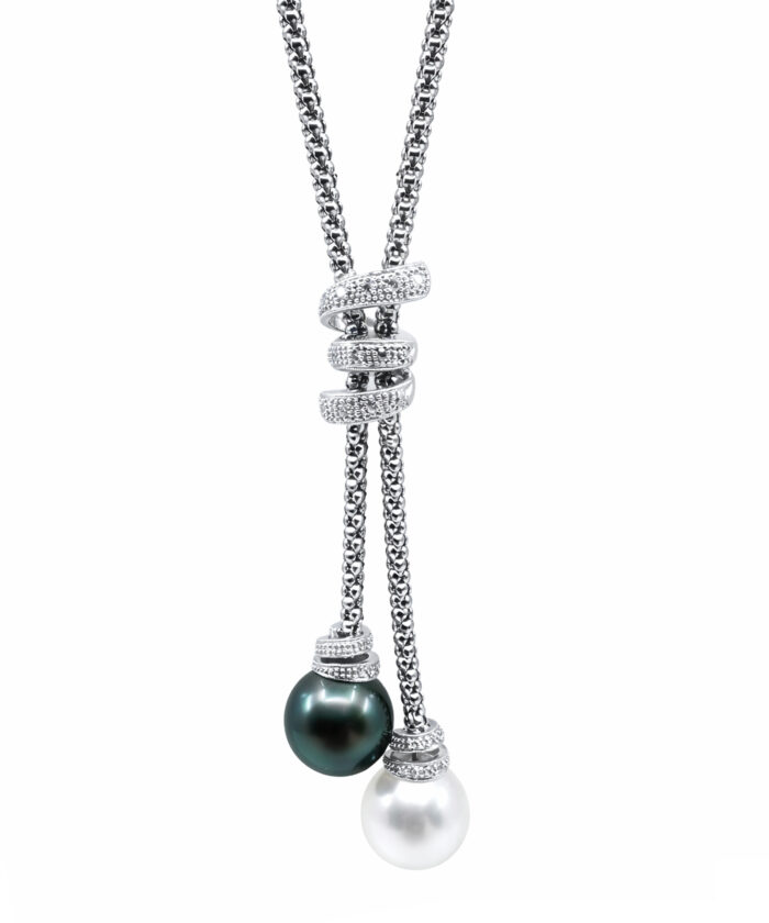 Pre-owned Pearl & Diamond Necklace