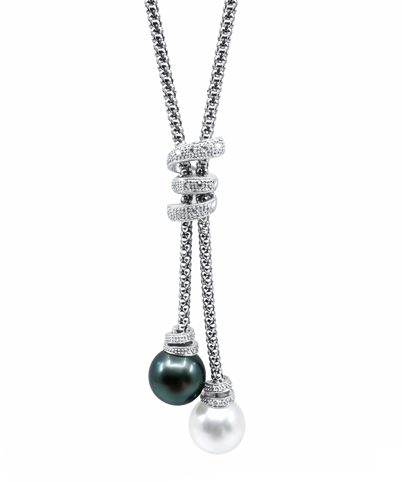 Pre-owned Pearl & Diamond Necklace